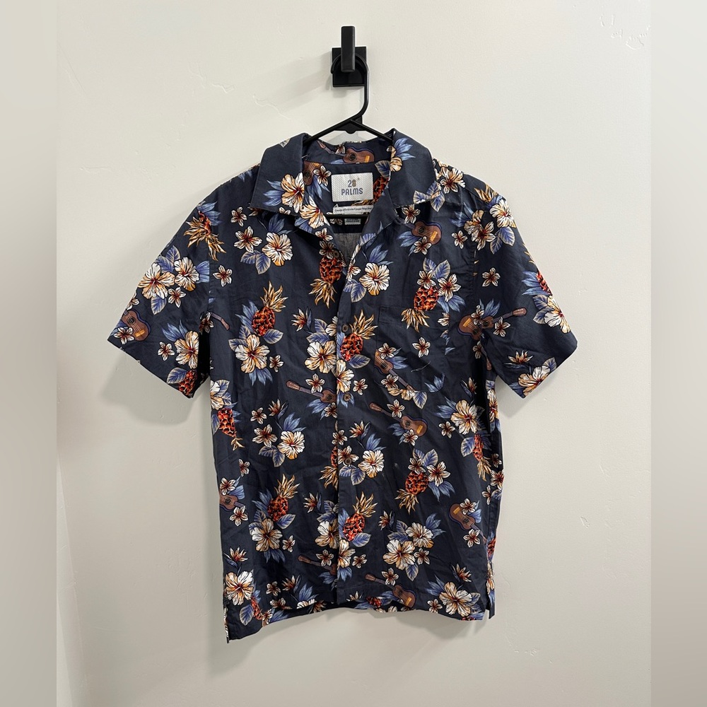 Hawaiian Shirt with guitars